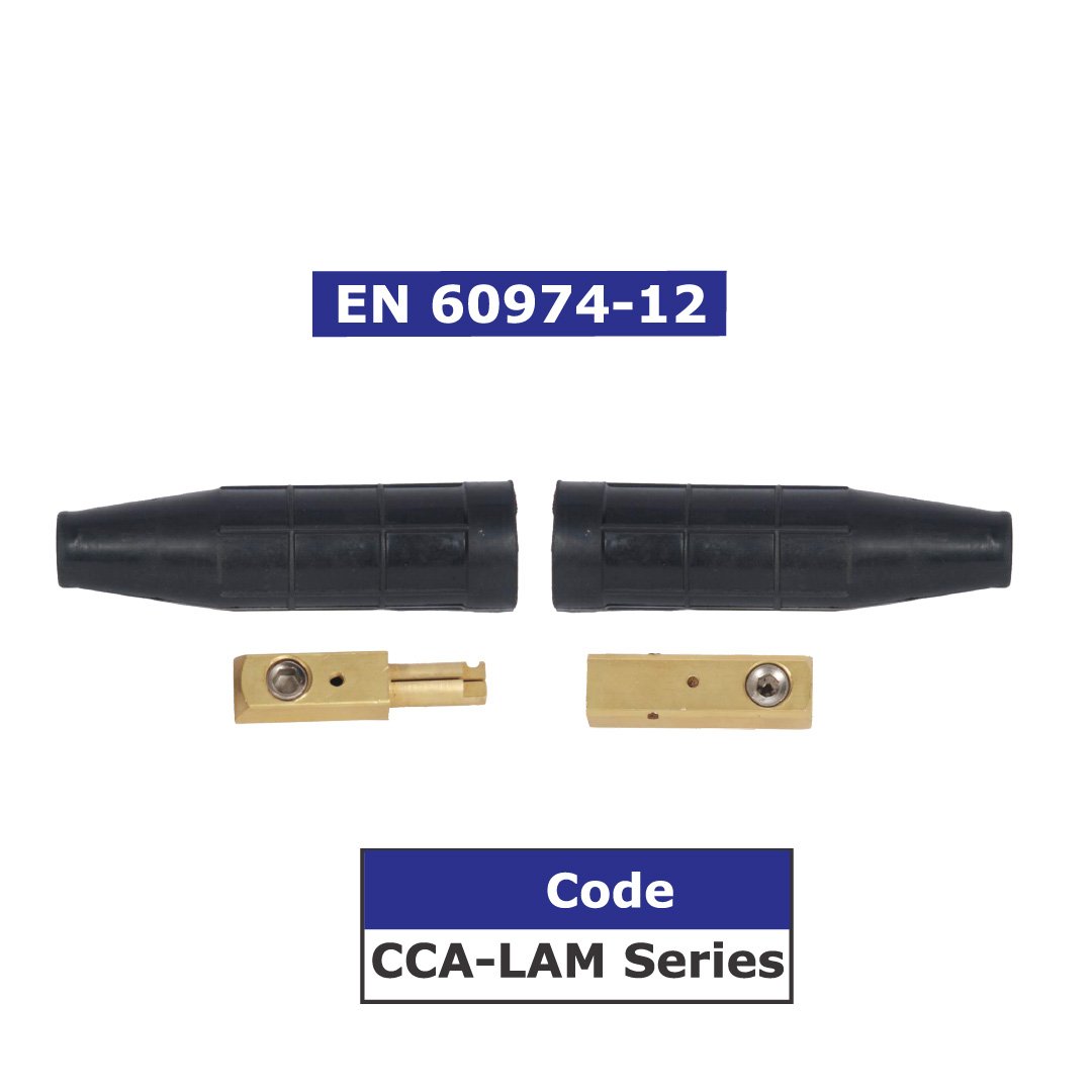 CABLE CONNECTORS EN 60974 12 CCA LAM SERIES WELDING ACCESSORIES